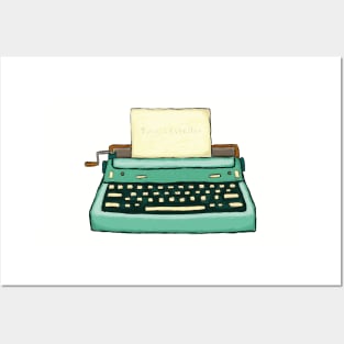 Typewriter Posters and Art